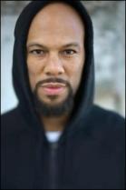 Picture of Hip Hop artist Common in a hoody.